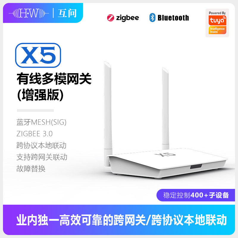 Smart Home Zigbee - Doodle Zigbee Bluetooth Dual-mode X5 Gateway