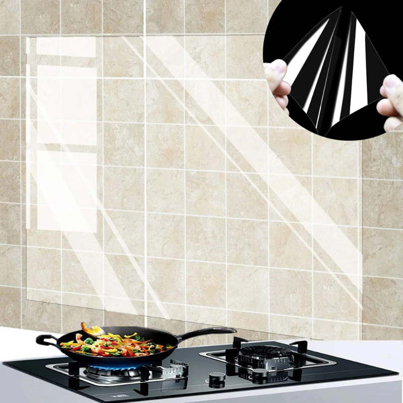 Smart Home Film - 1Pc Keuken Olie Proof Muursticker 90X60cm