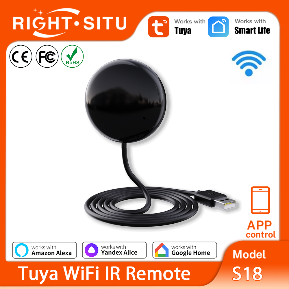 Smart Home Sistem - Tuya WiFi IR-afstandsbediening voor slimme huisautomatisering