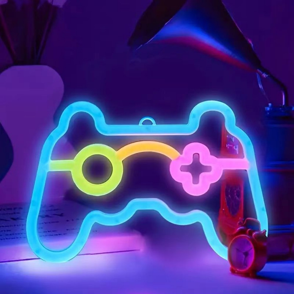 Smart Home Poster - 1PC USB-aangedreven gamecontroller Neon Sign LED-licht