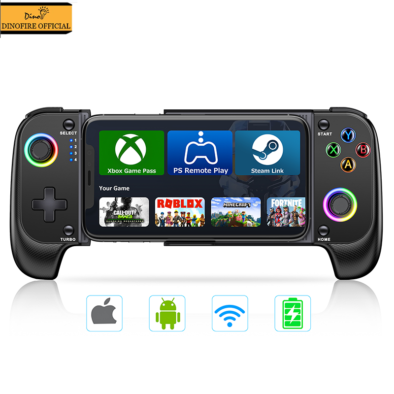 Smart Home Film - DinoFire mobiele telefoon gamepad joystick voor