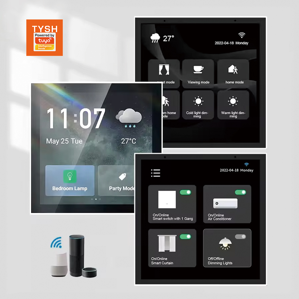 Smart Home Touchscreen Control Panel - TYSH Zigbee Smart Home Apparaat Inbouw