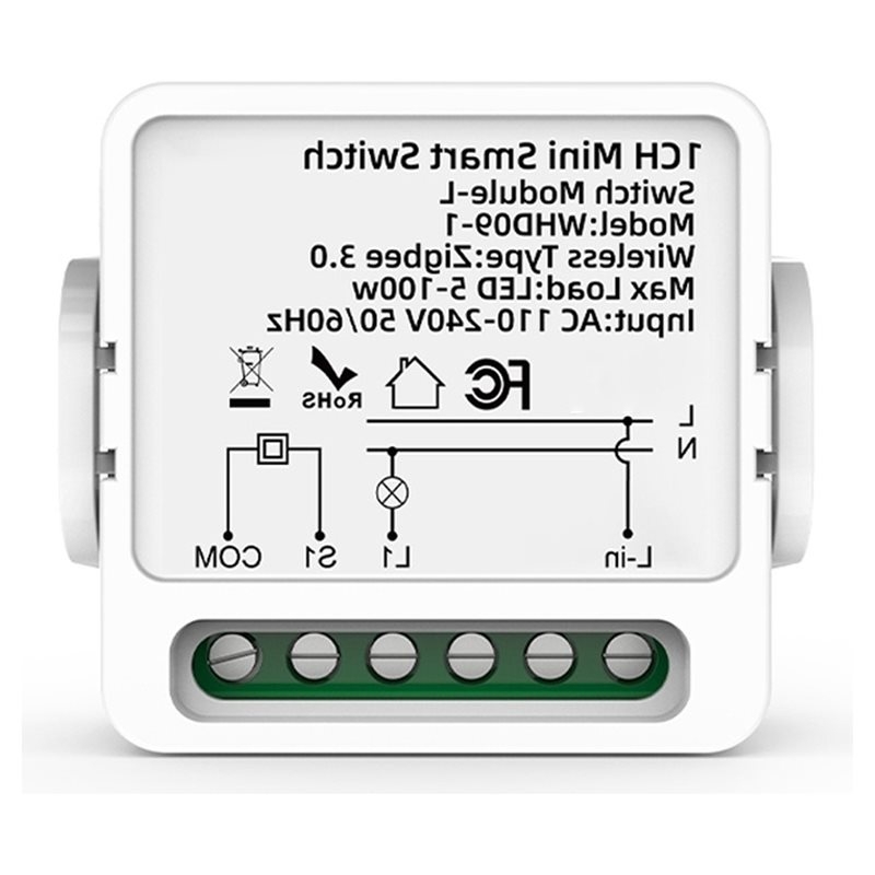 Smart Home Google - T21C-stembediening Compatibel Geen neutrale draad nodig.