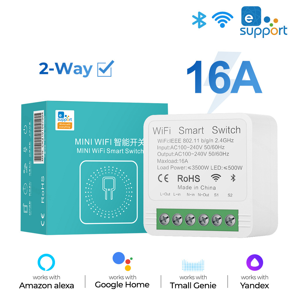 Smart Home Simple - 16A EWelink APP Mini WiFi Slimme