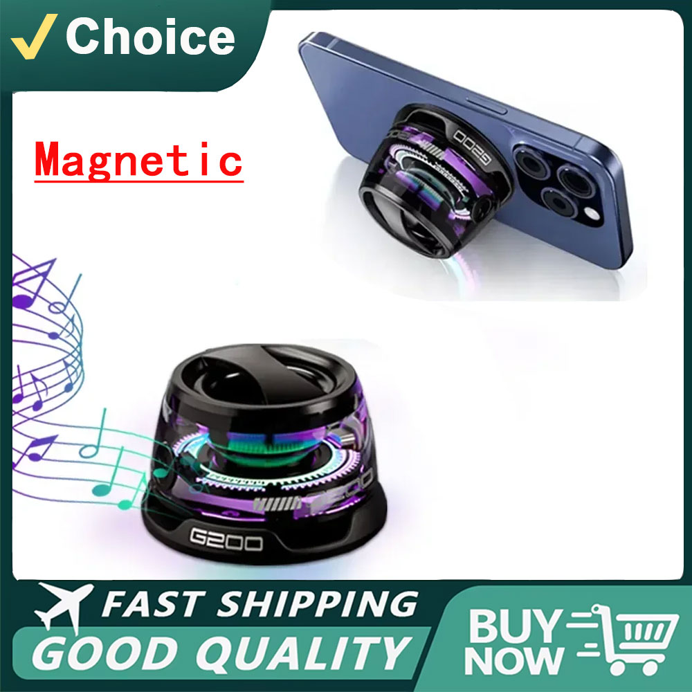 Smart Home Speaker - Draagbare Bluetooth-luidspreker G200 RGB-verlichting Magnetische luidspreker