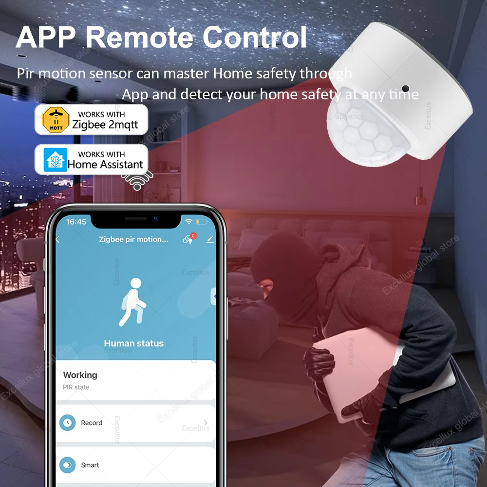 ZigBee PIR Bewegingssensor Min - Smart Home Sistem recensie en prijs