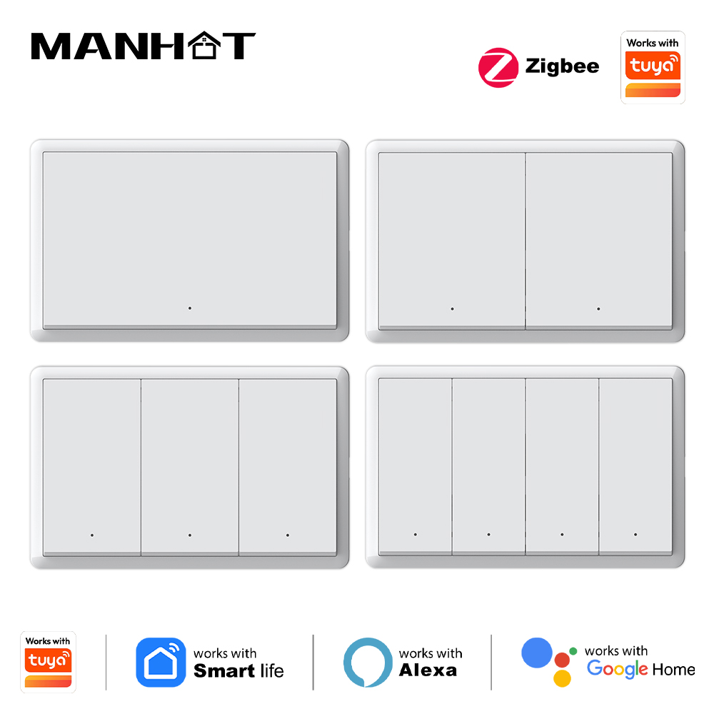 Manhot Smart Zigbee-schakelaar - Smart Home Google recensie en prijs