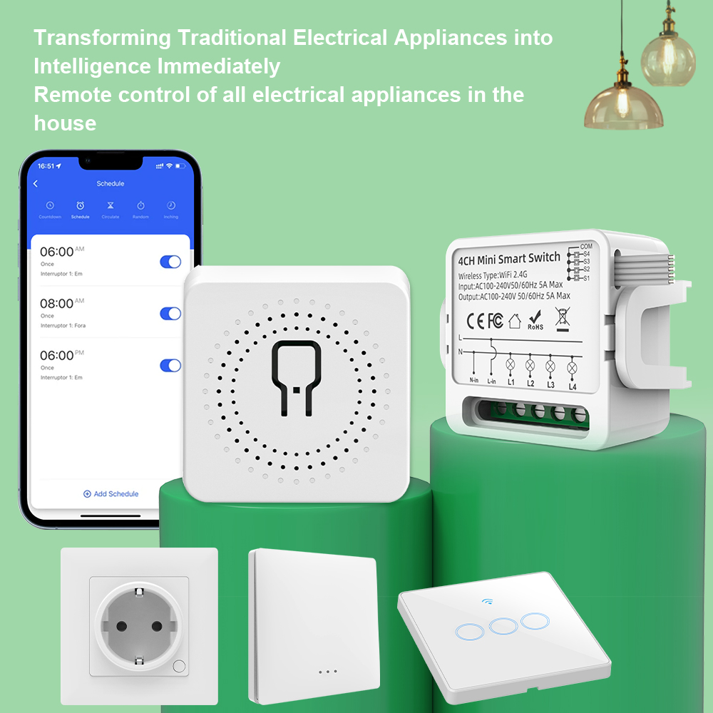 Tuya WiFi Smart Switch 1/2/3/4 - Smart Home Simple recensie en prijs