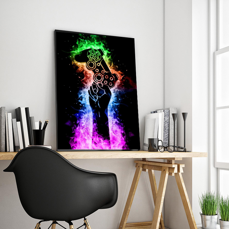 Graffiti Kleurrijke Game Contr - Smart Home Poster recensie en prijs