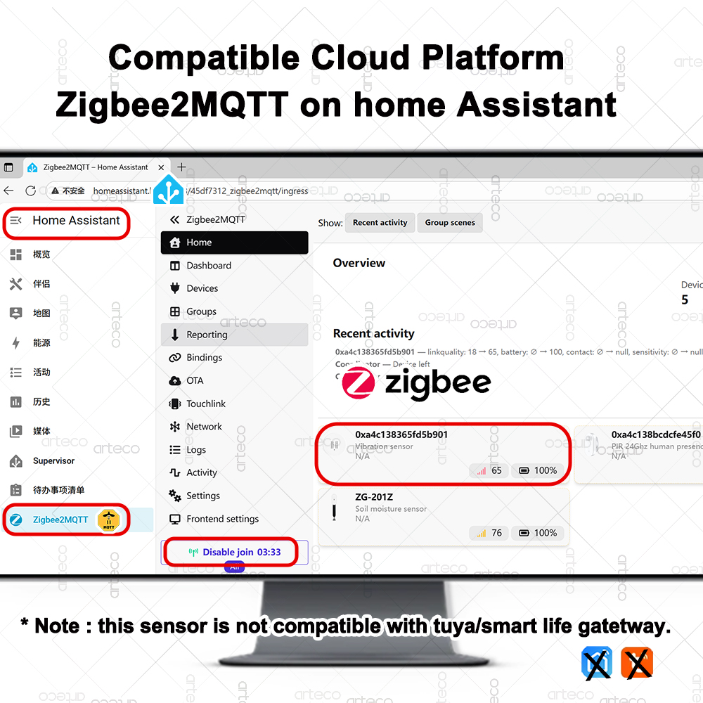 Smart ZigBee 3.0 Trillingssens - Smart Home Sistem recensie en prijs