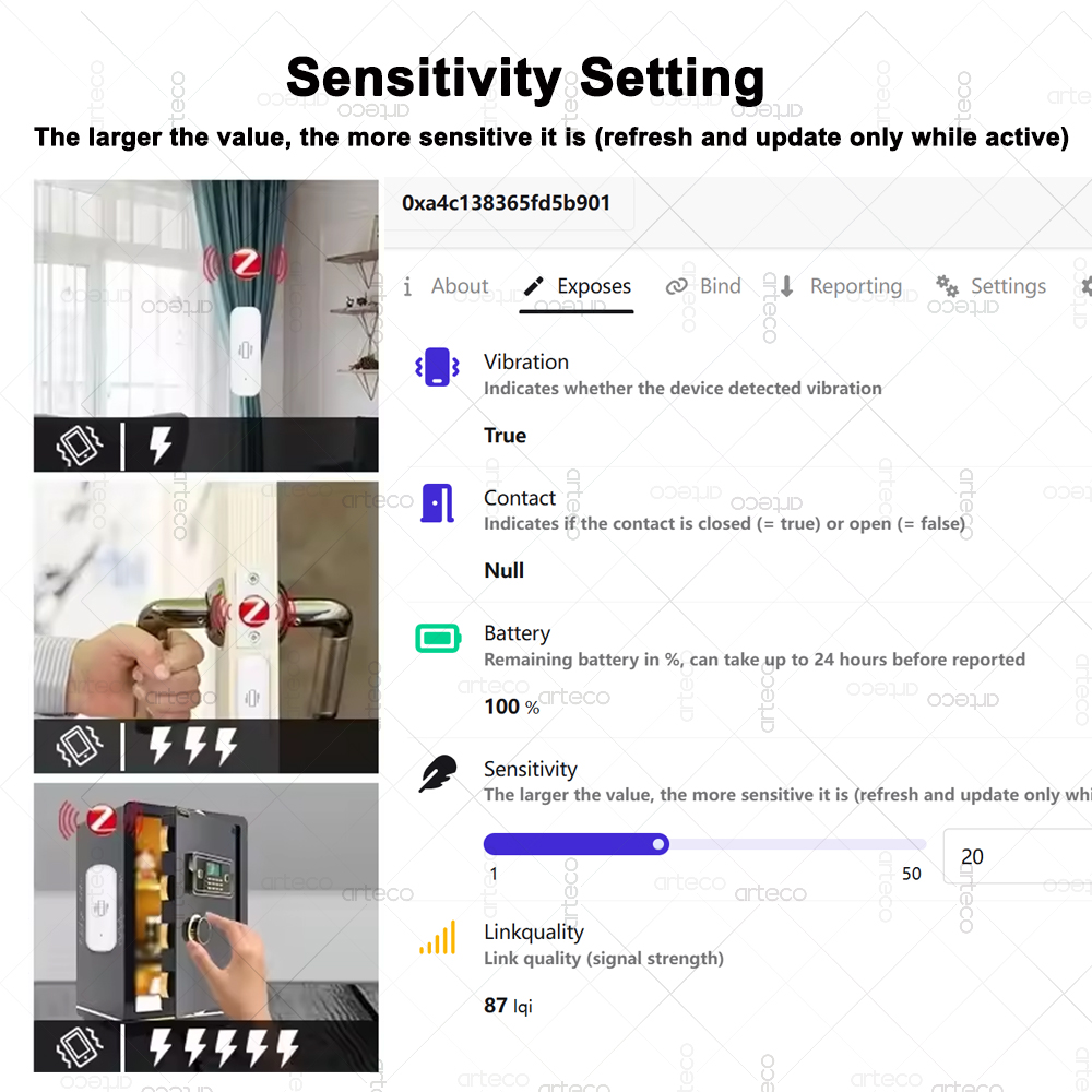 Smart ZigBee 3.0 Trillingssens - Smart Home Sistem recensie en prijs