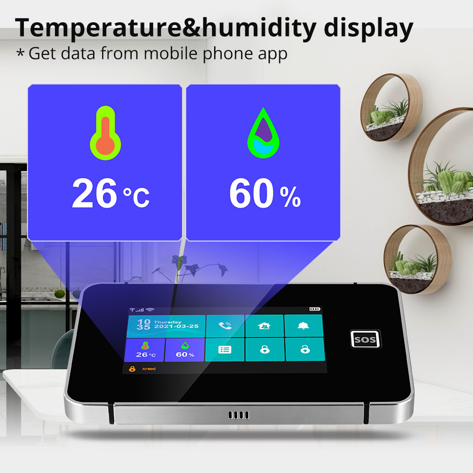 CORINA G60B WIFI GSM Alarmsyst - Smart Home Touchscreen Control Panel recensie en prijs