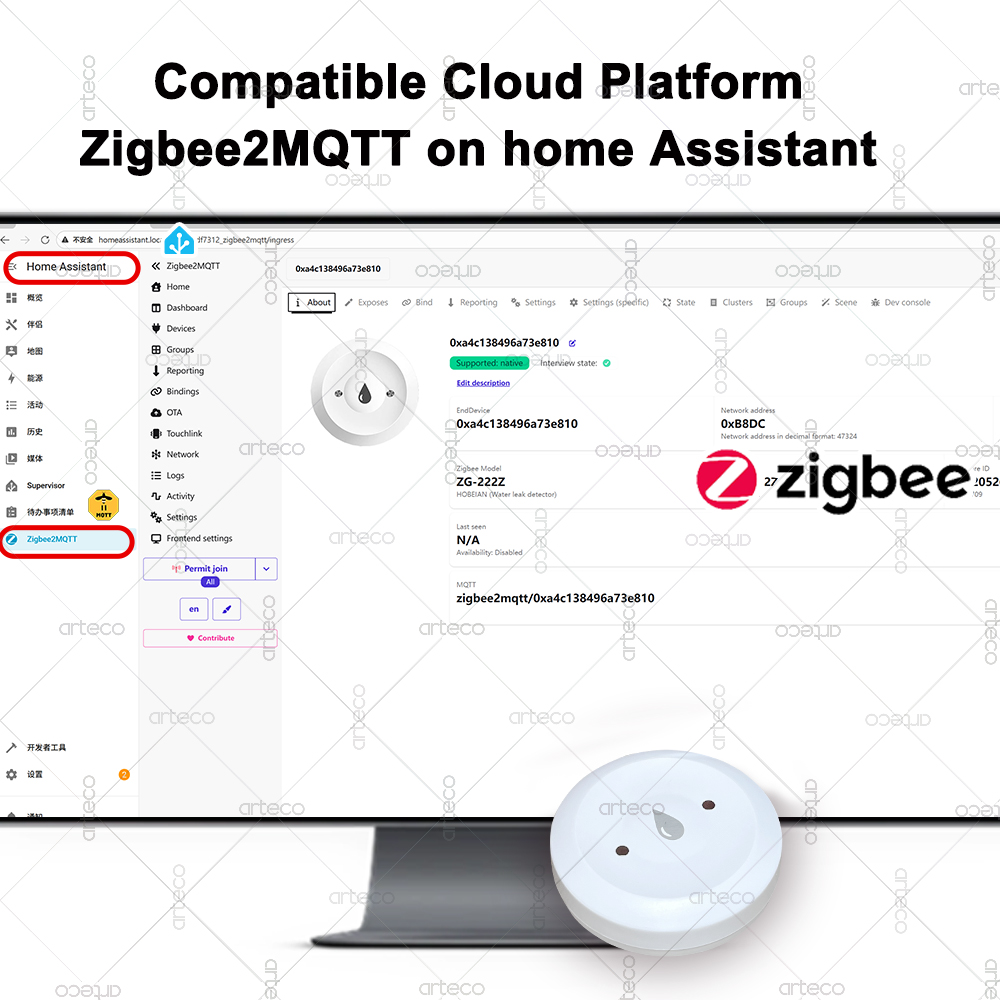 Tuya Smart Zigbee Watersensor  - Smart Home Sistem recensie en prijs