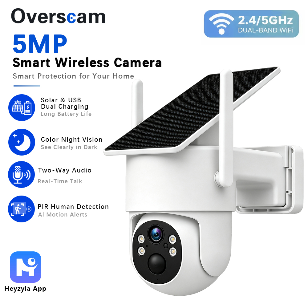 5MP PTZ-camera op zonne-energi - Smart Home Outdoor Camera recensie en prijs