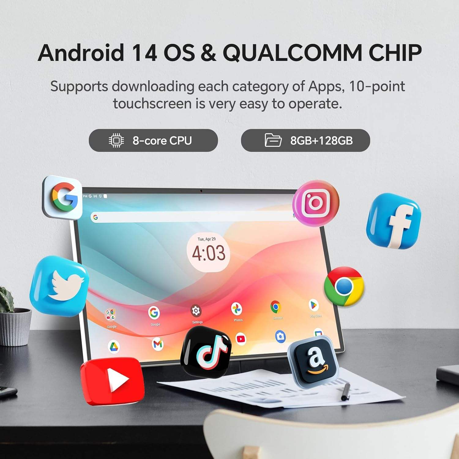 Mobiele Android 13 tablet met  - Smart Home Outdoor Camera recensie en prijs