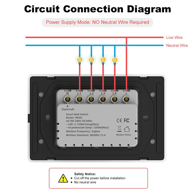 DT51 Tuya ZigBee Smart Switch  - Smart Home Zigbee recensie en prijs