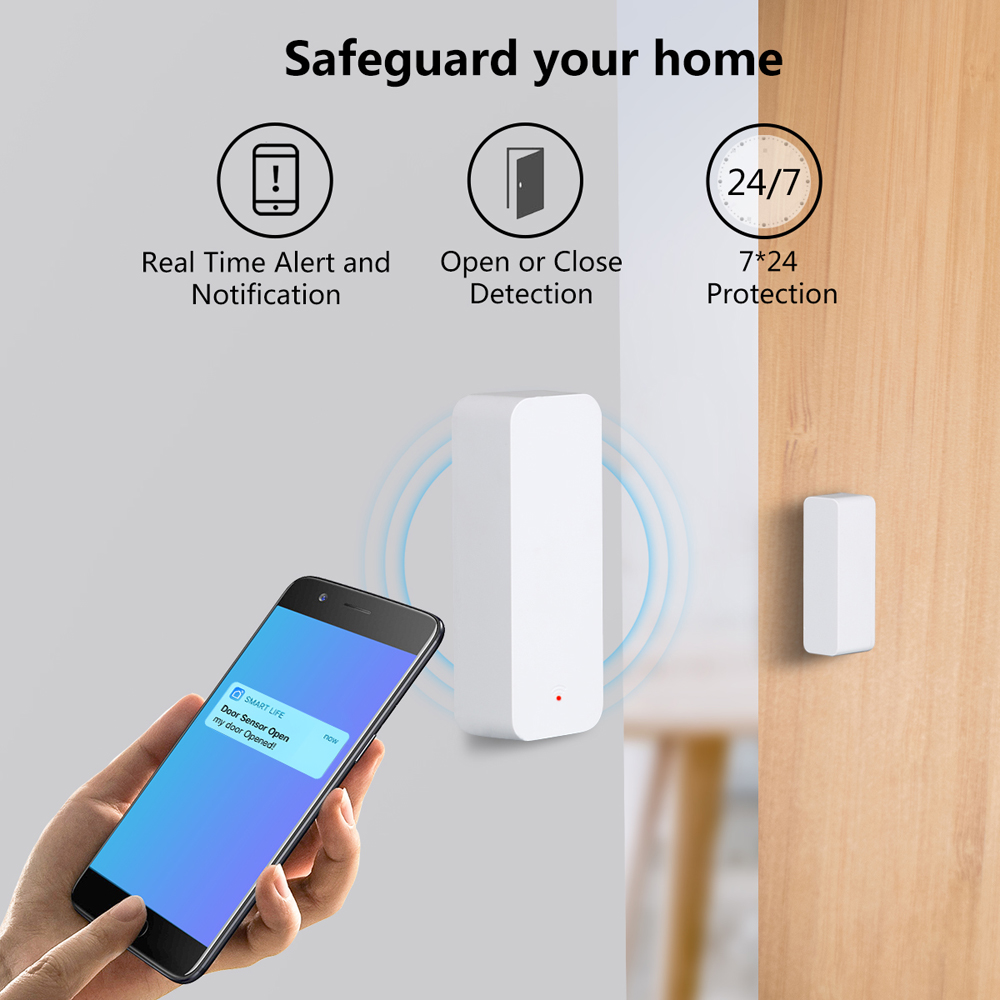Tuya WiFi Zigbee Deur- en raam - Smart Home Zigbee recensie en prijs