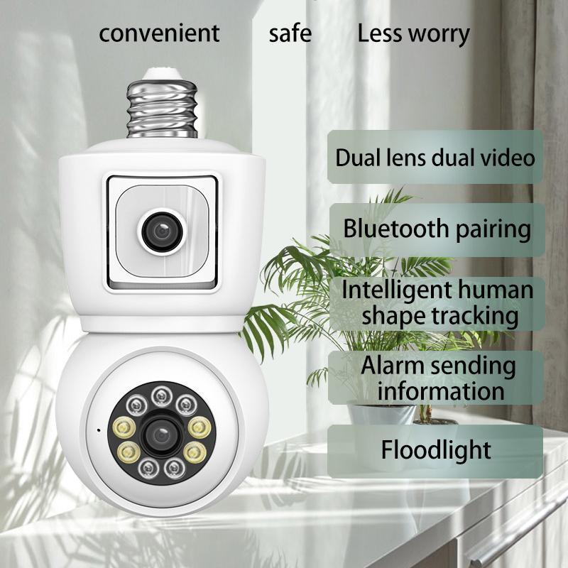 8MP E27 Lamp WiFi Camera 4K Du - Smart Home Outdoor Camera recensie en prijs