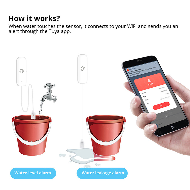 Tuya WiFi Waterlekkage Alarmse - Smart Home Green recensie en prijs
