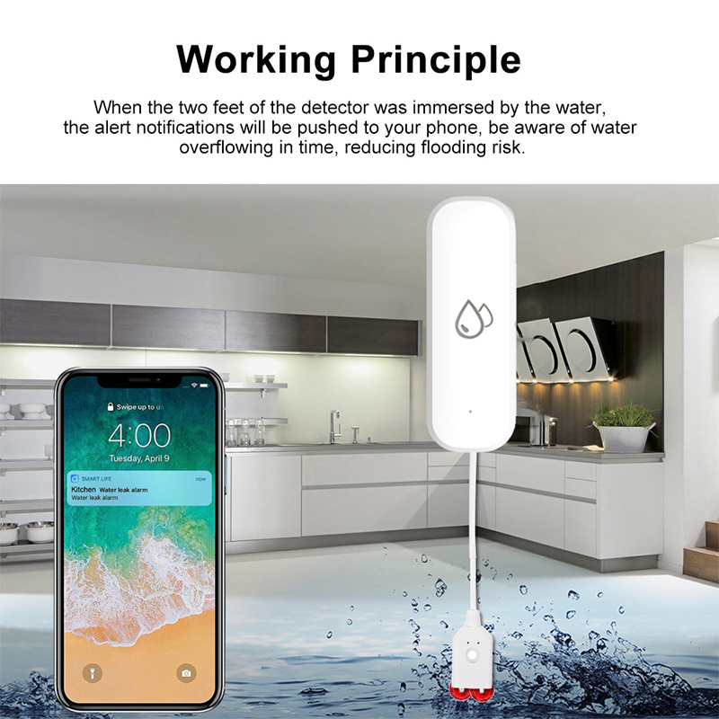 Tuya WiFi Waterlekkage Alarmse - Smart Home Green recensie en prijs
