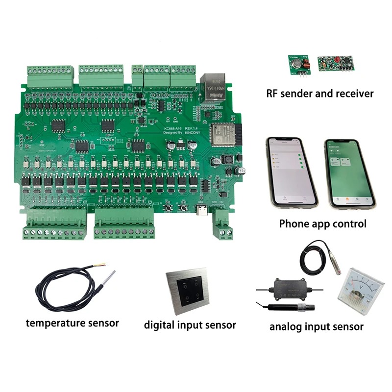 Kincony A16 Tasmota ESPhome Ho - Smart Home Mqtt recensie en prijs