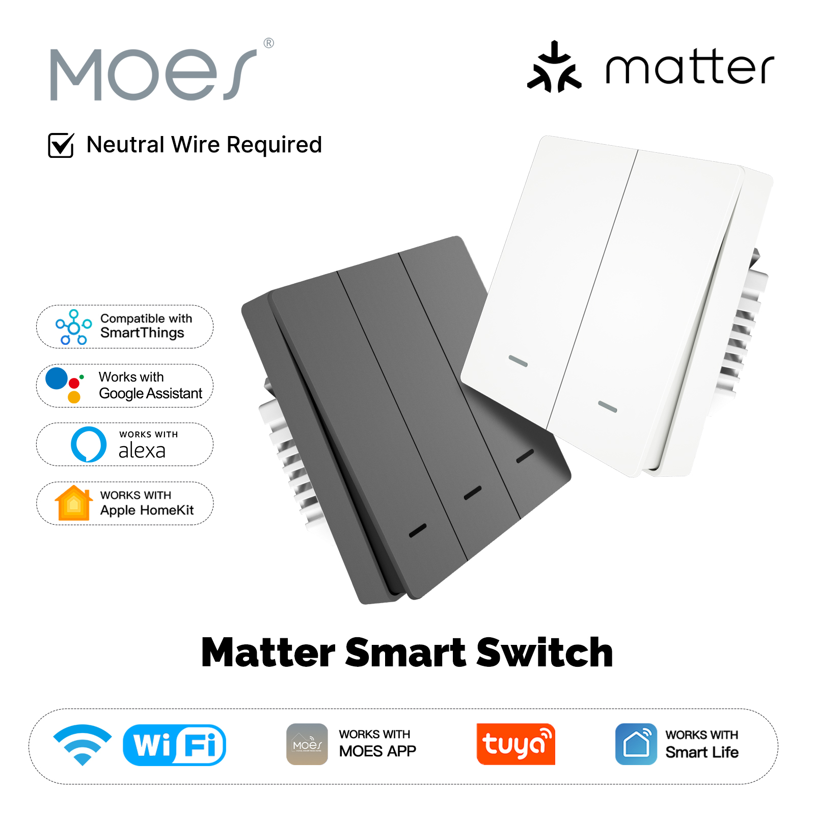 MOES Matter Tuya WiFi Smart Li - Smart Home Appliances recensie en prijs