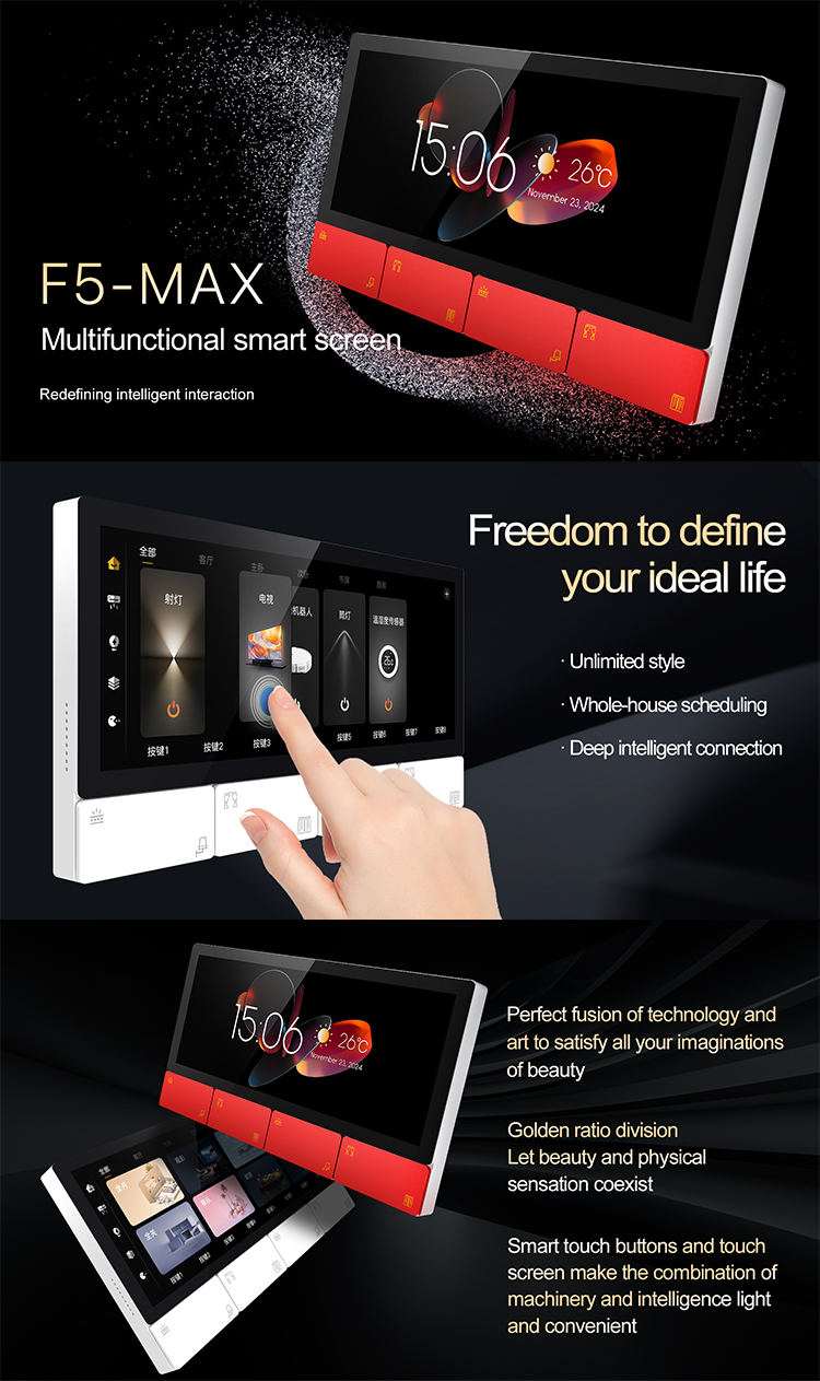 2025 Smart Home Zigbee Gateway - Smart Home Touchscreen Control Panel recensie en prijs