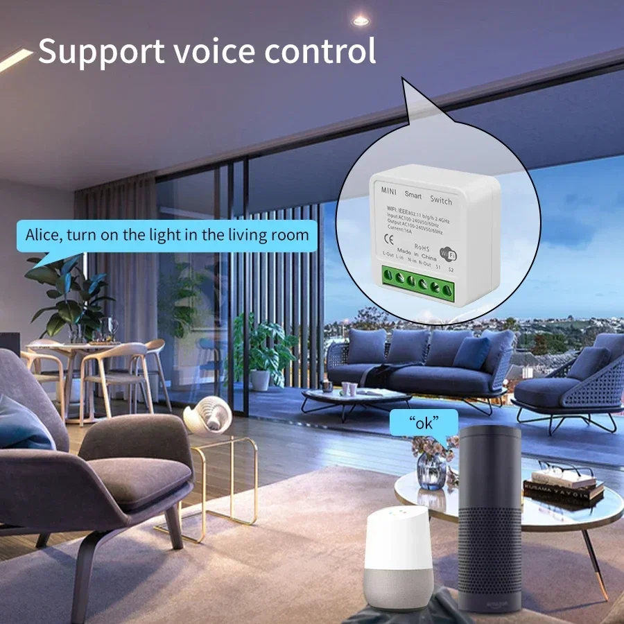 16A 20A Tuya Smart WiFi Schake - Smart Home Google recensie en prijs
