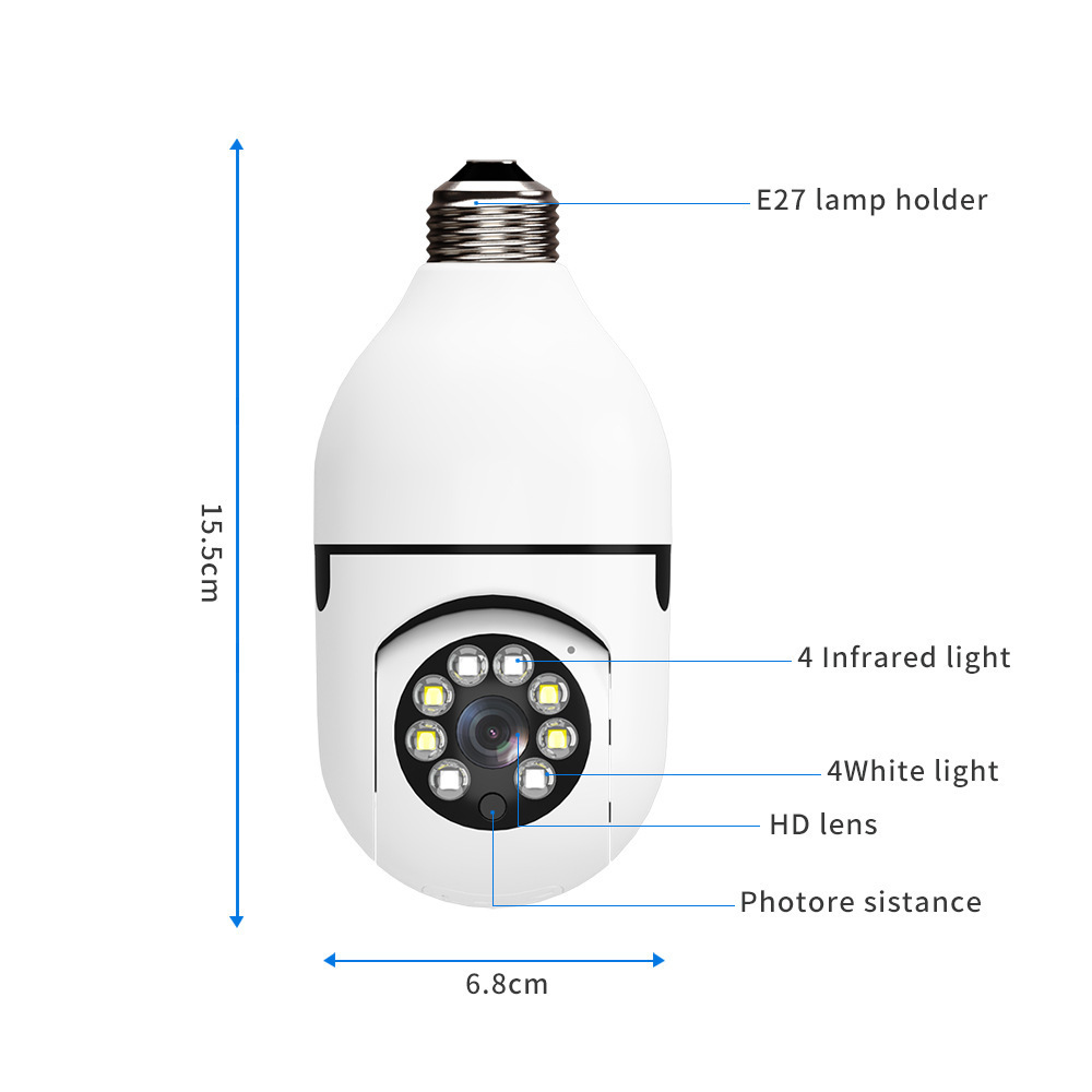 CARPBABA ICSEE 1080P Wifi-lamp - Smart Home Outdoor Camera recensie en prijs