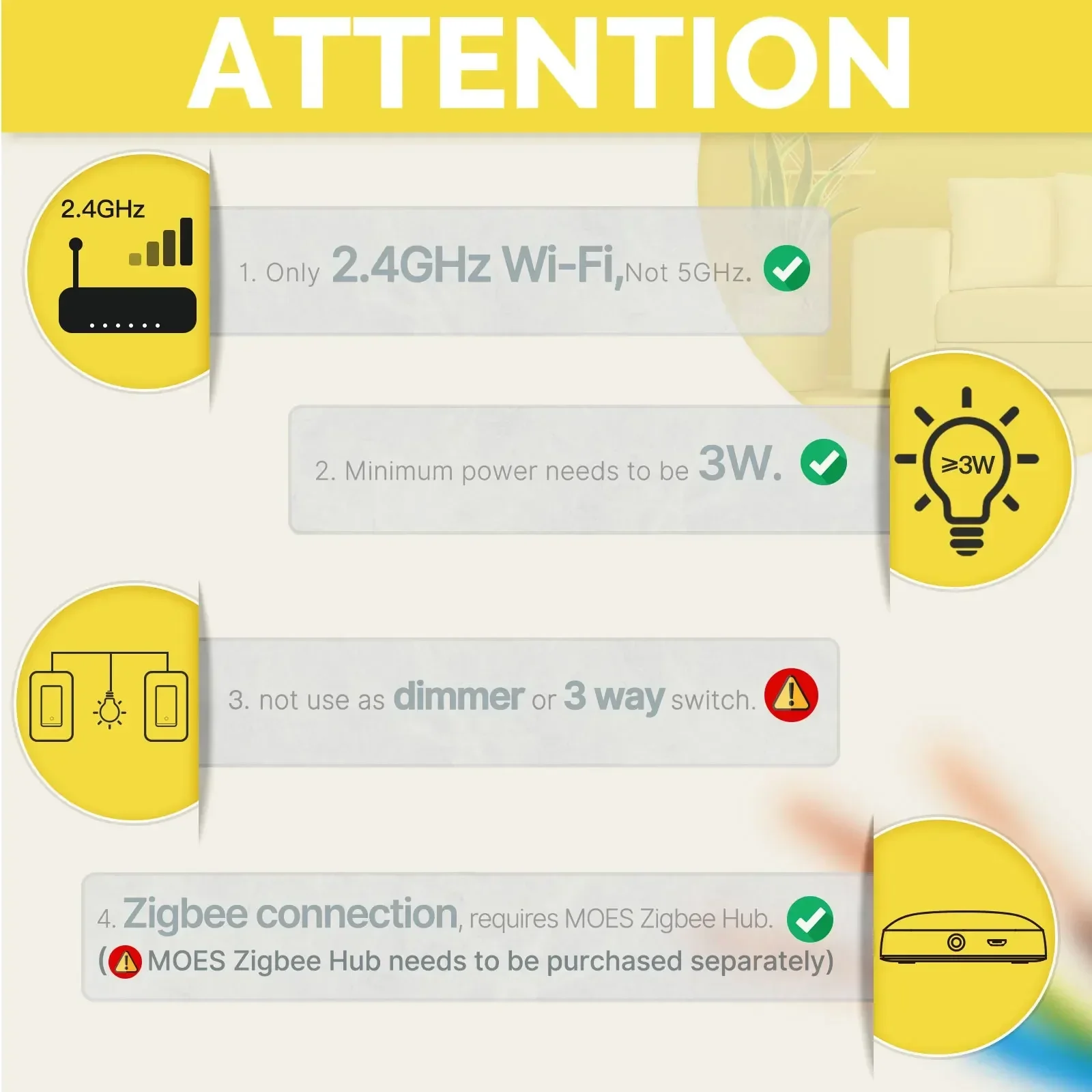 MOES Tuya ZigBee US Smart Ligh - Smart Home Zigbee recensie en prijs