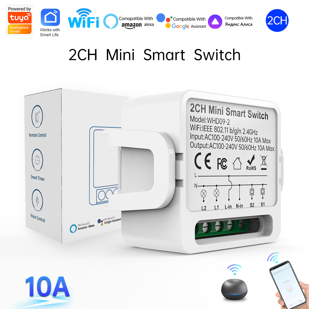 2-weg Tuya Smart Switch 2-voud - Smart Home Sistem recensie en prijs