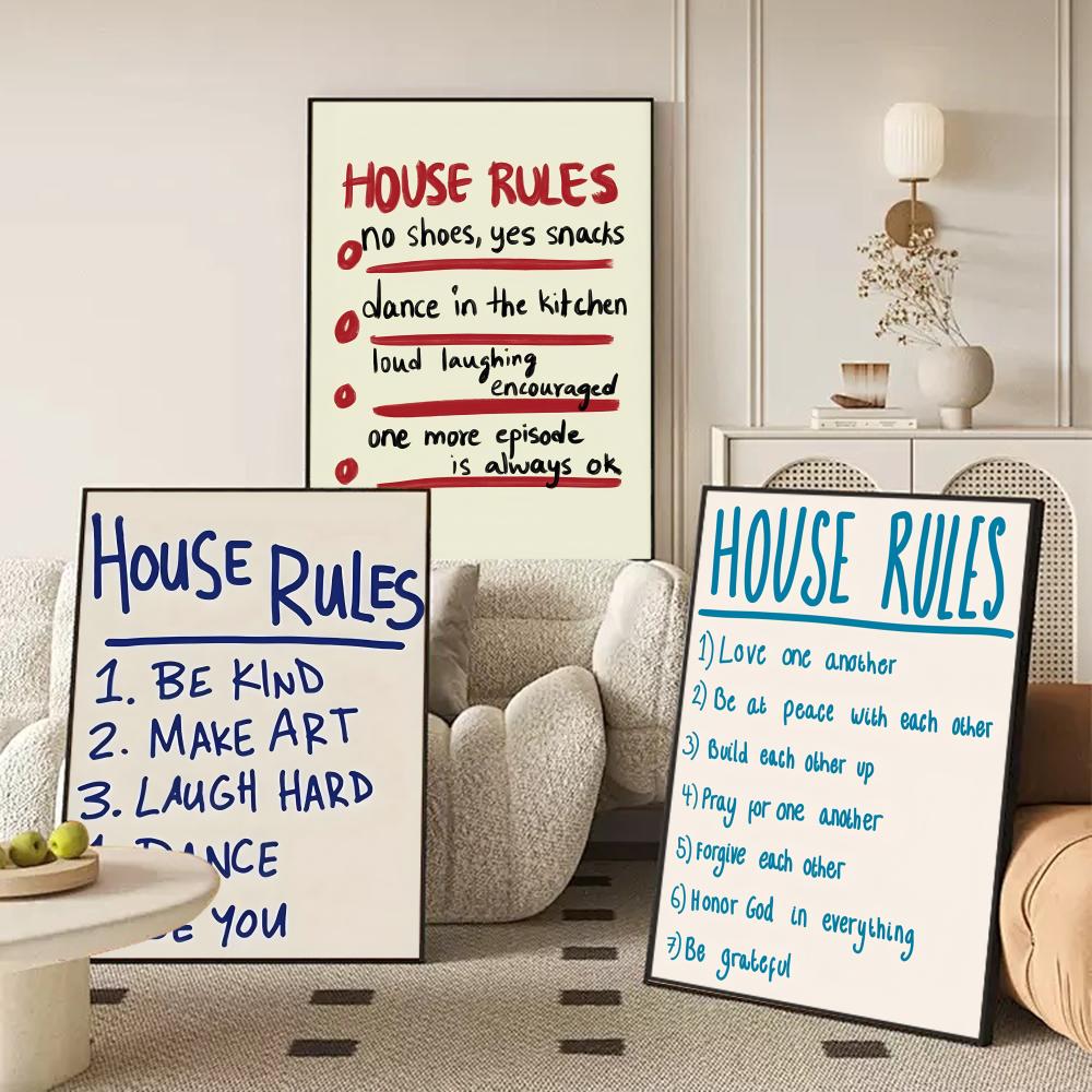 huisregels Poster Moderne en e - Smart Home Poster recensie en prijs