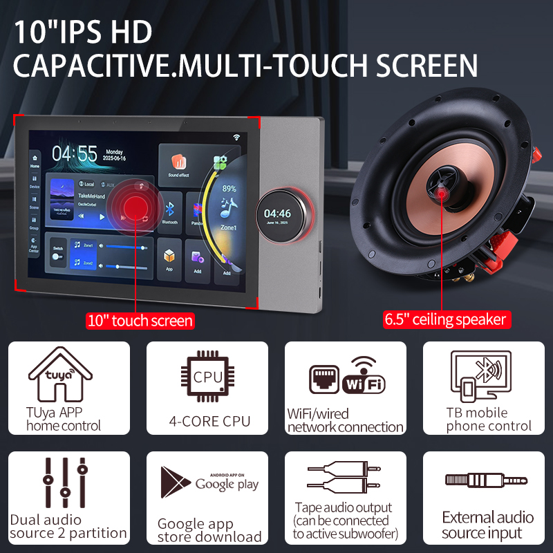 Smart Home achtergrondmuzieksy - Smart Home Touchscreen Control Panel recensie en prijs