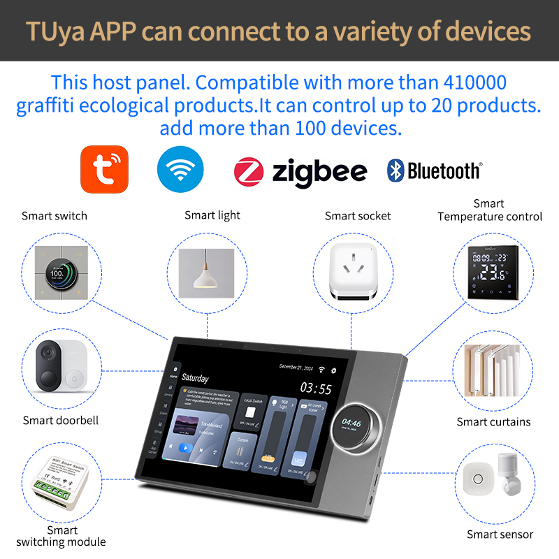 Smart Home achtergrondmuzieksy - Smart Home Touchscreen Control Panel recensie en prijs