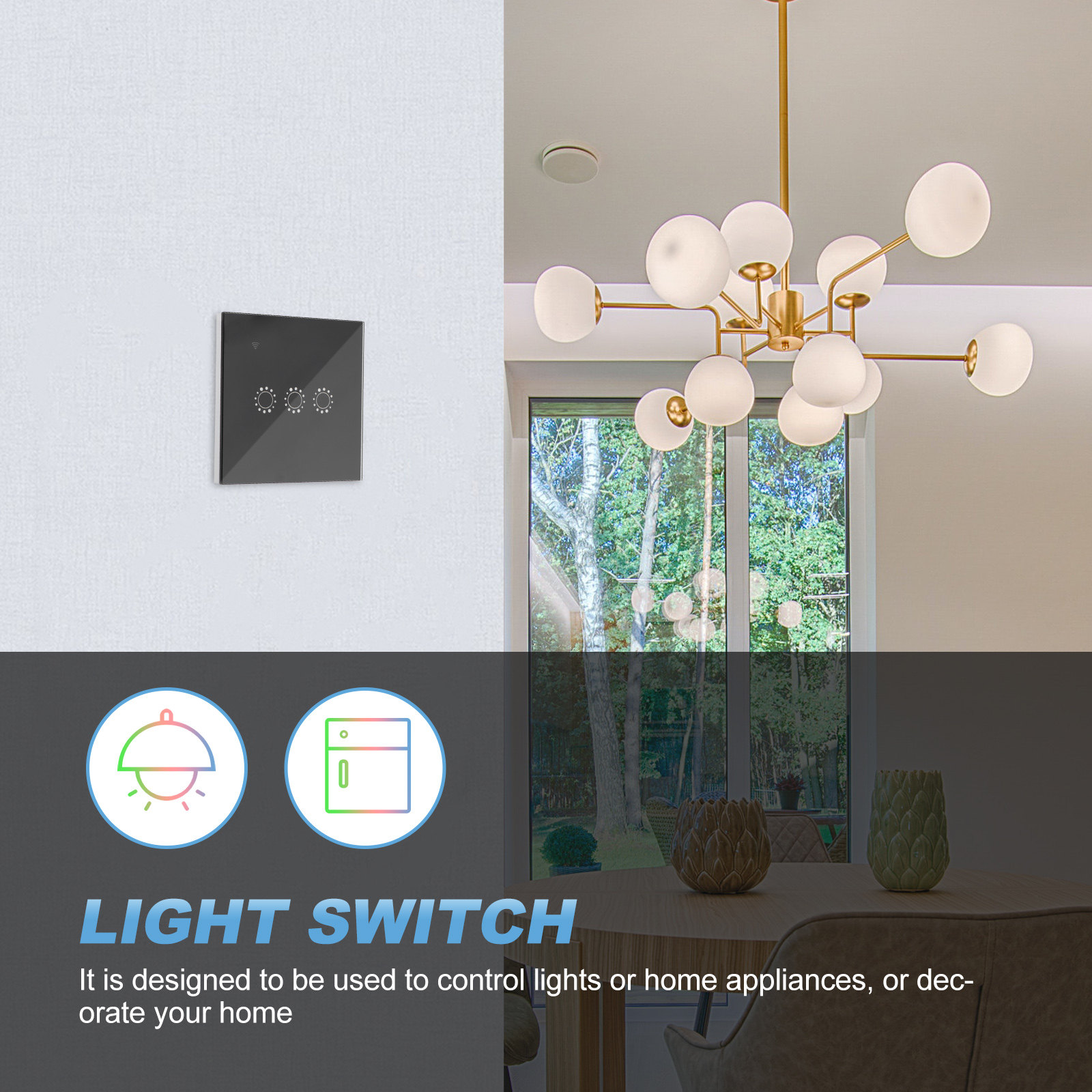 Draadloos WiFi Touch Schakelpa - Smart Home Control Panel recensie en prijs