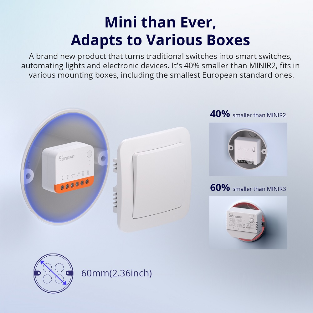 Sonoff Mini R4 Extreme Wifi Sm - Smart Home Google recensie en prijs